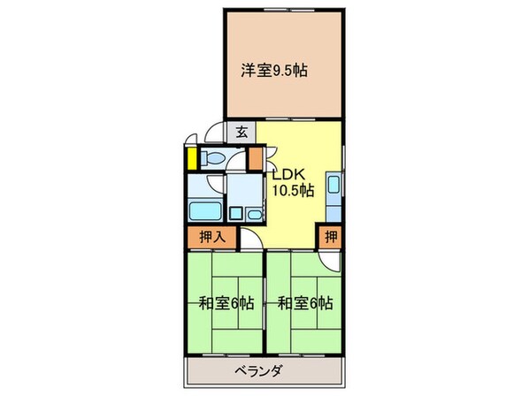 サンホ－ム愛宕の物件間取画像